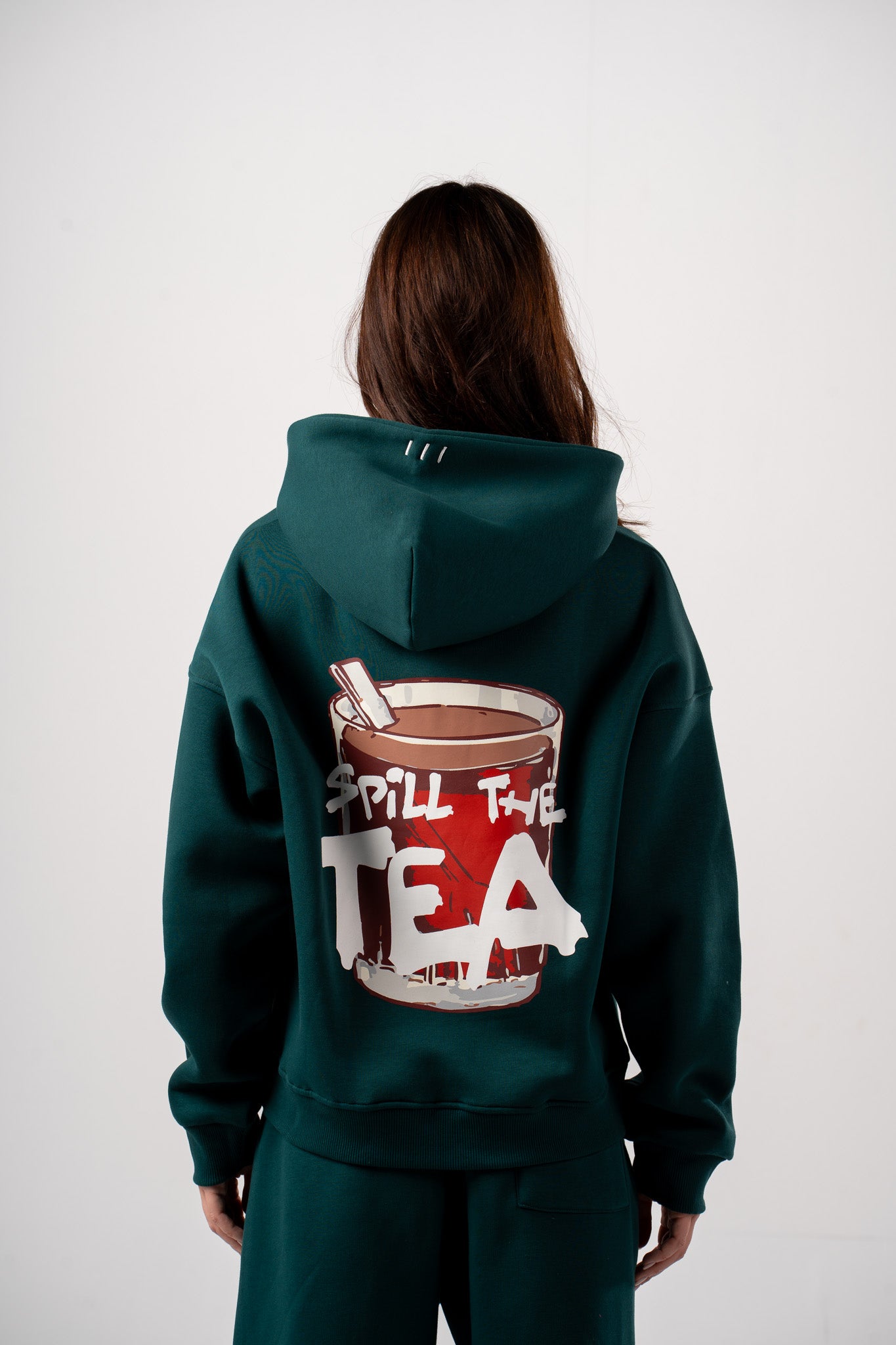 Tea Boxy Hoodie